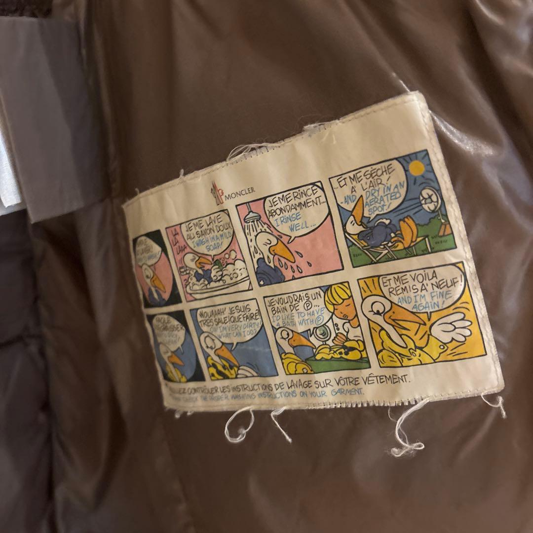 MONCLER 茶色 ロングダウンジャケット