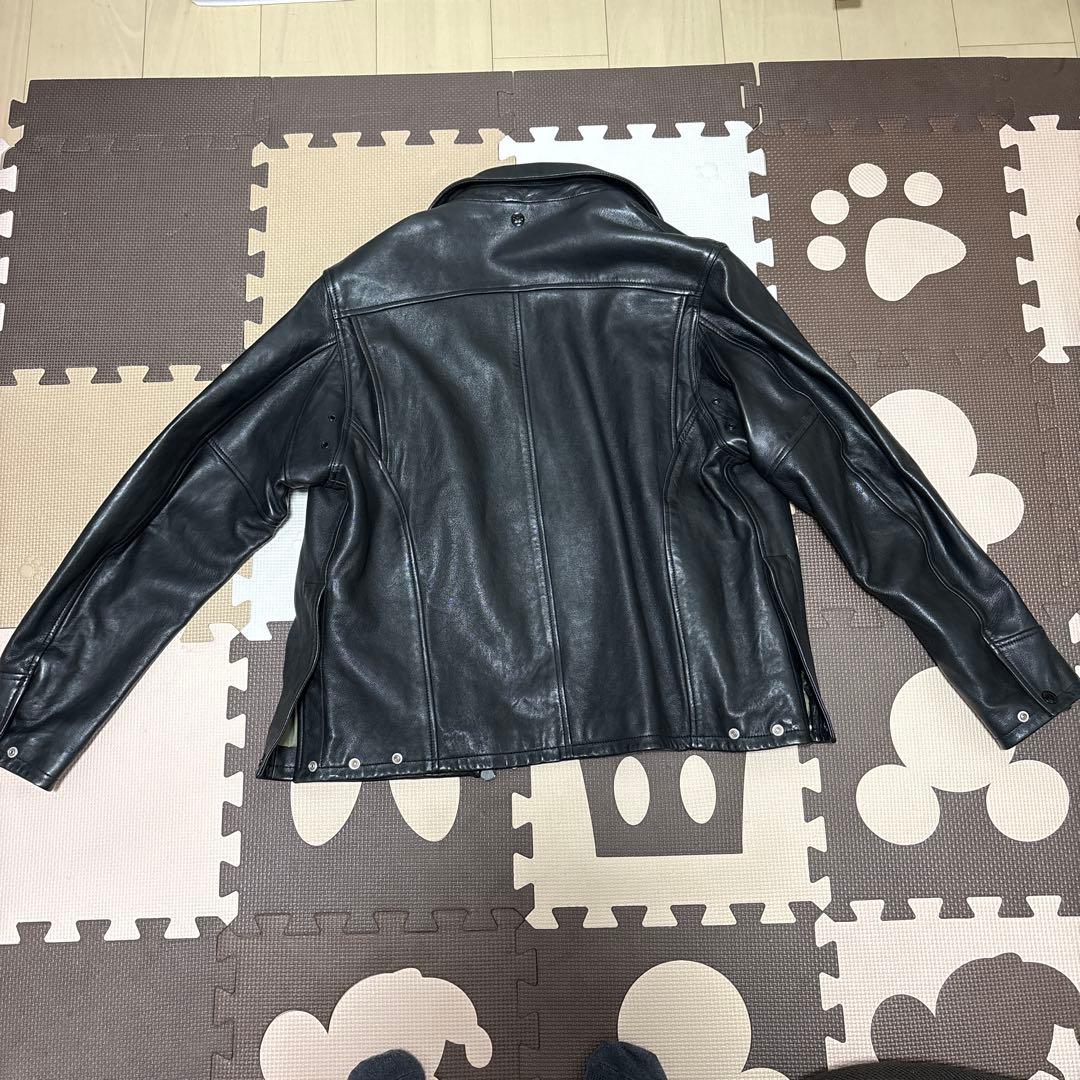 REPLAY ブラックレザージャケット