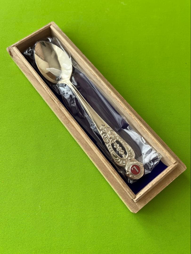 新品 silver950刻印スプーン2本 フォーク2本 木箱入り4本セット