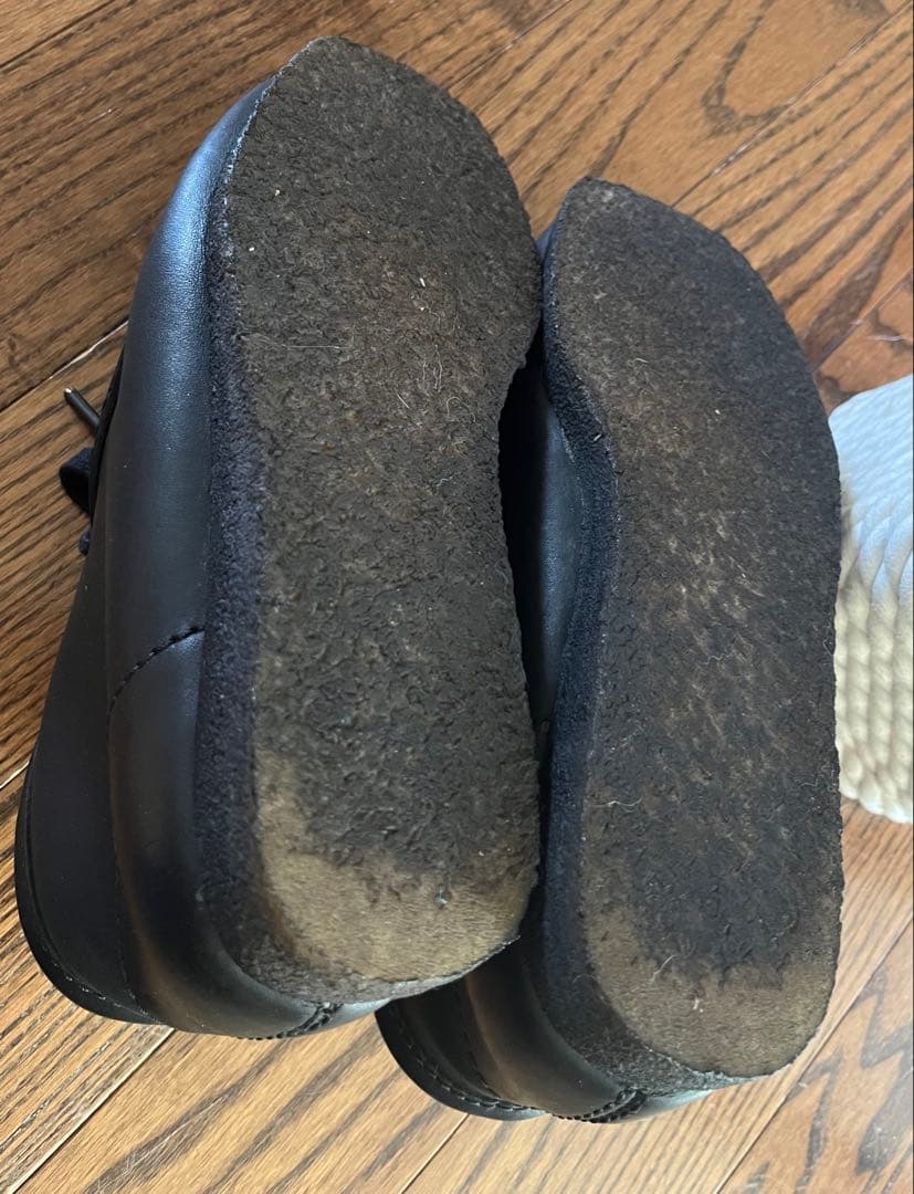 imo　　Clarks 黒 ワラビー ハイカット 25.0