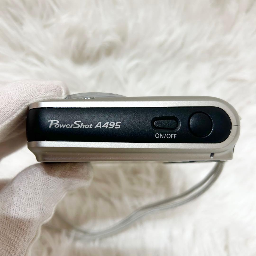 未使用級✨箱付✨Canon PowerShot A495 単3電池式 動作良好✨