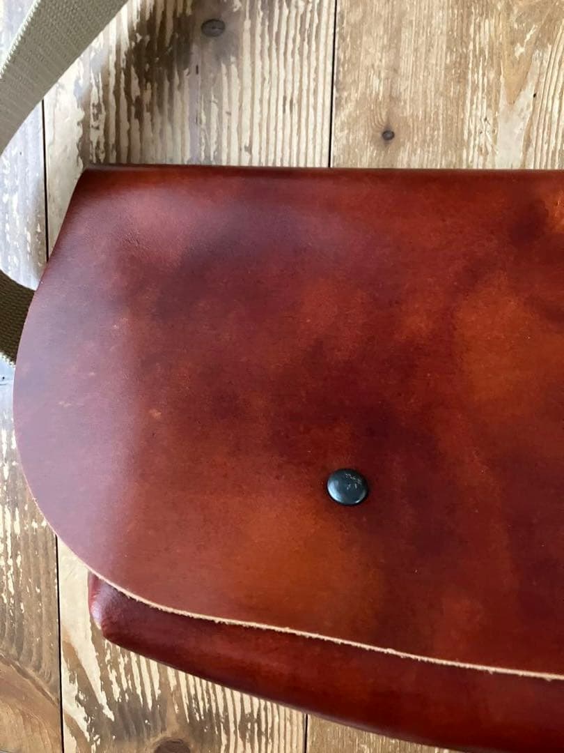 Uni&coユニ&コー メッセンジャーバッグ 茶色 キャメル 超美品