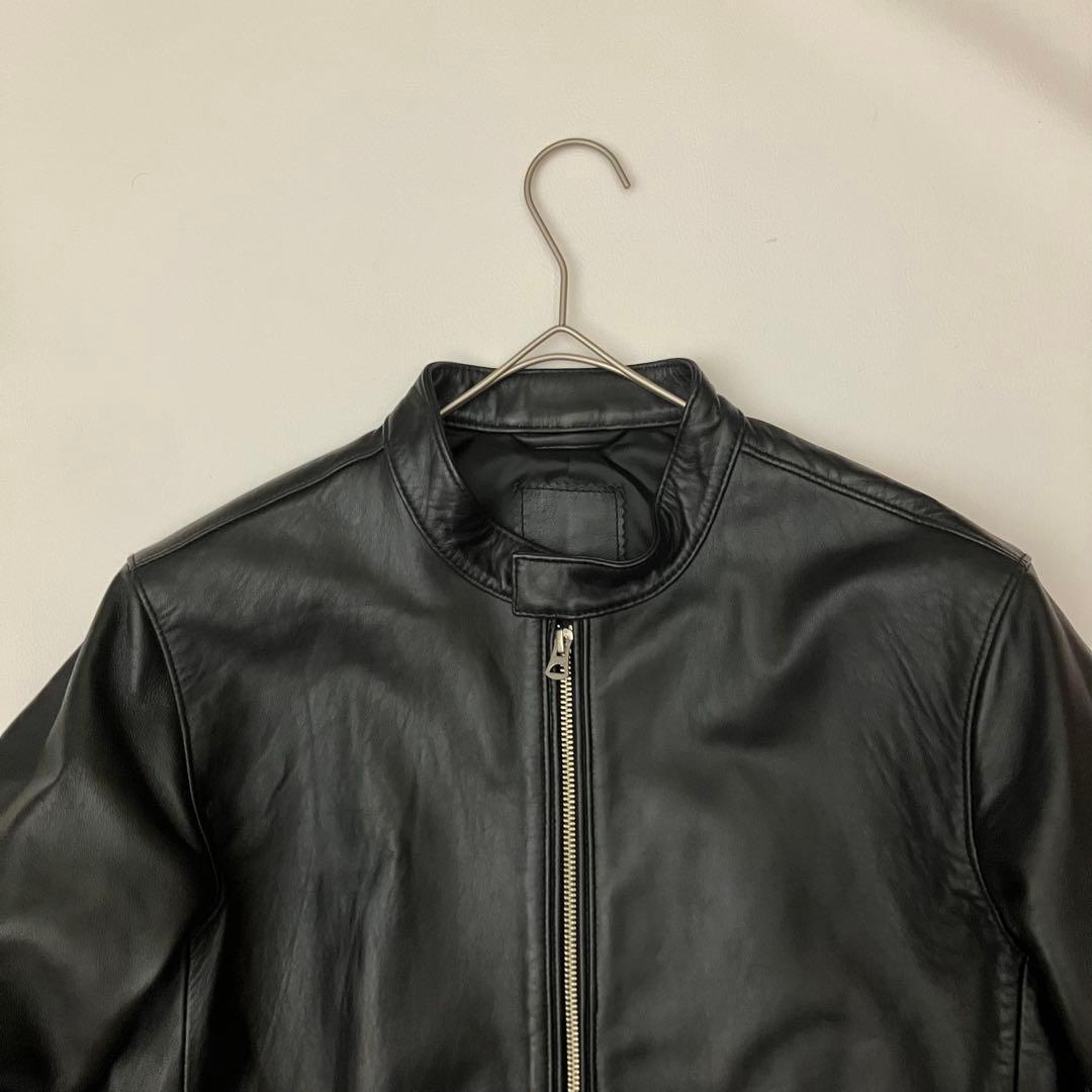 ✨ラムレザー✨ jeans factory clothes シングルライダース