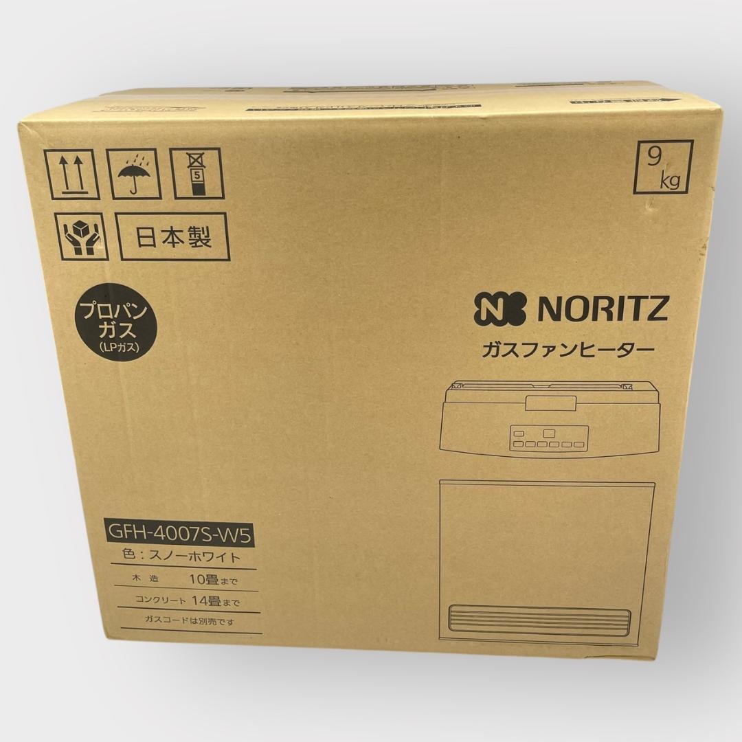NORITZ ガスファンヒーター GFH-4007S-W5(LPガス)