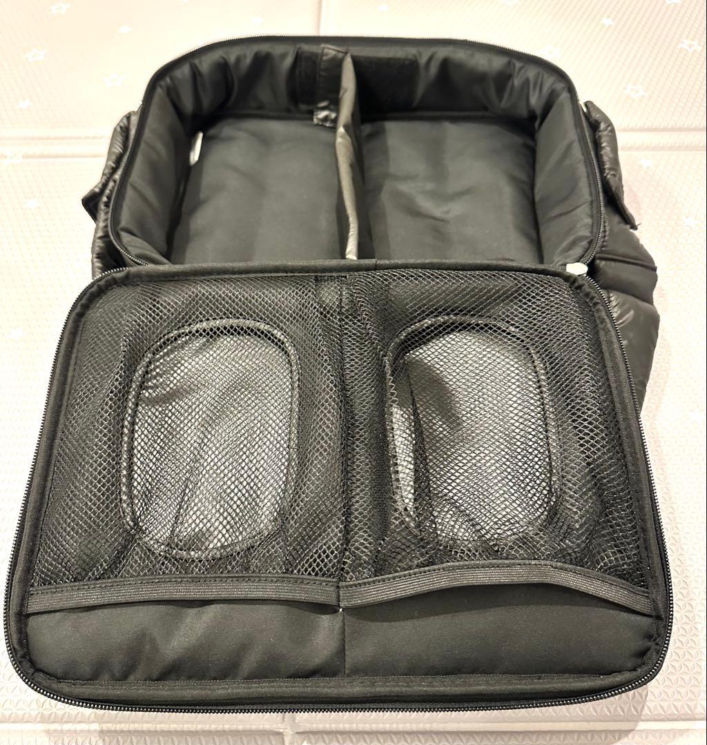 【Calin】 quilting mothers pouch bag black