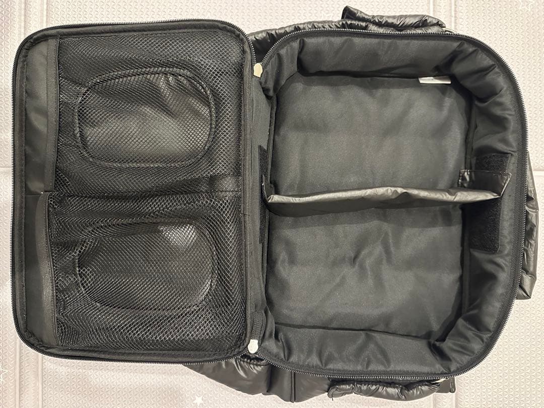 【Calin】 quilting mothers pouch bag black