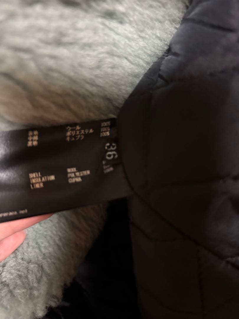 未使用！リラクス ショートモッズコート　ライナー付き　ライトブルー