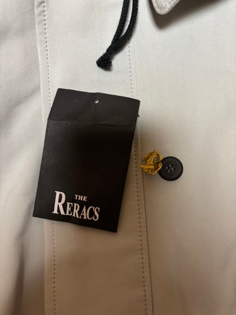 未使用！リラクス ショートモッズコート　ライナー付き　ライトブルー