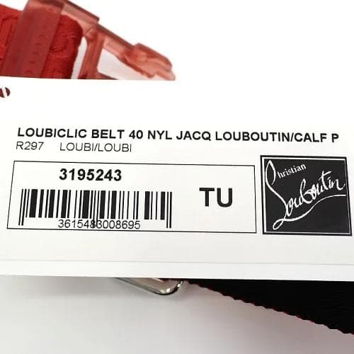 L05107 未使用品 Christian Louboutin ベルト：FREE