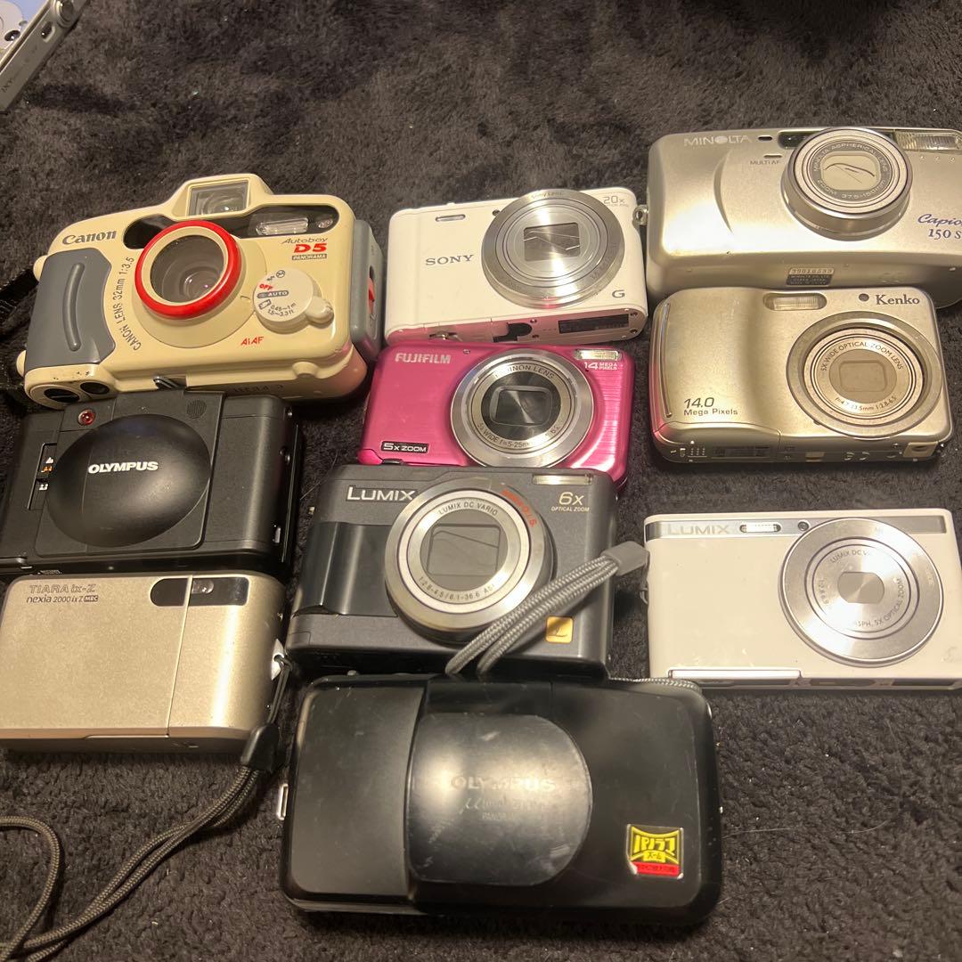 コンパクトデジタルカメラセット10点