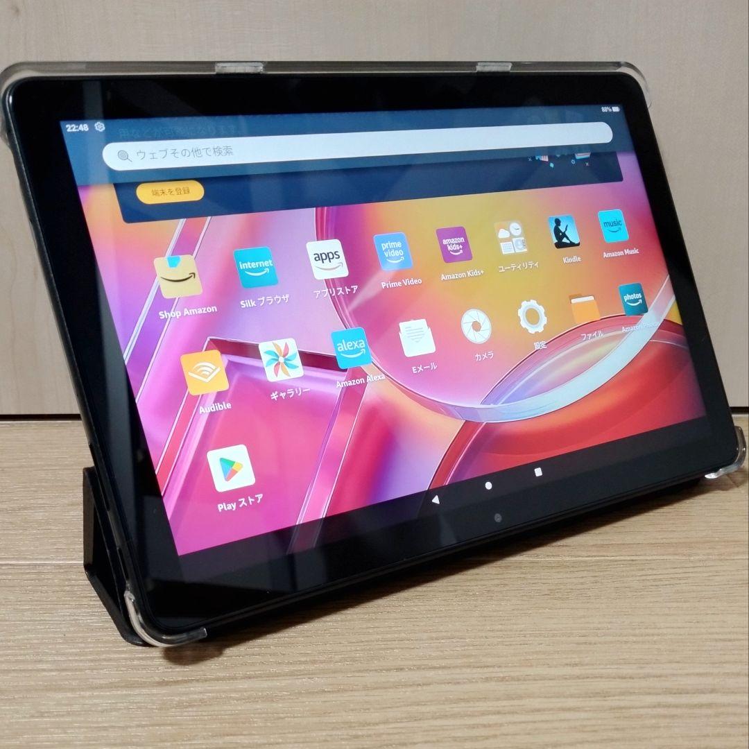 美品 Amazon Fire HD 10 ブラック 最新第13世代 カバー付き