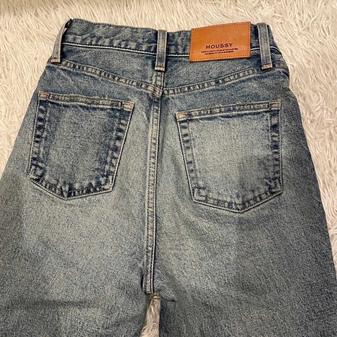 日本製　MOUSSY マウジー　MVS FLARE デニムパンツ　24インチ