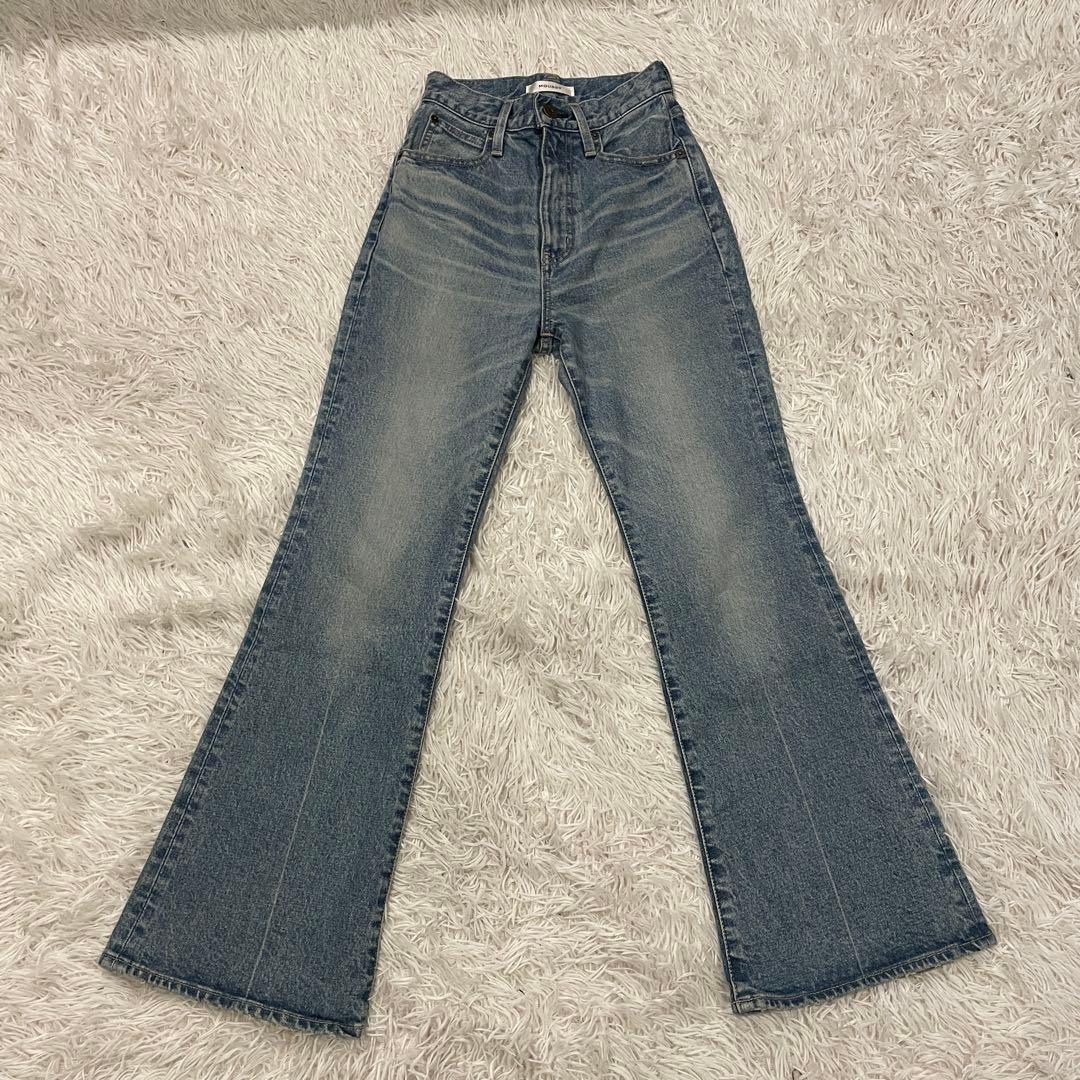 日本製　MOUSSY マウジー　MVS FLARE デニムパンツ　24インチ