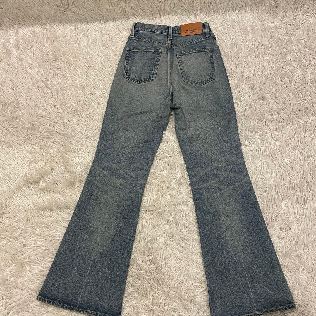 日本製　MOUSSY マウジー　MVS FLARE デニムパンツ　24インチ