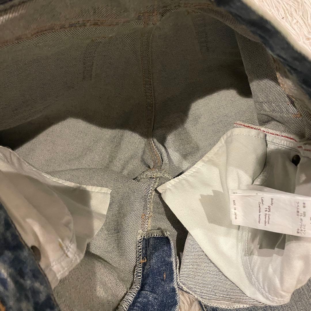 日本製　MOUSSY マウジー　MVS FLARE デニムパンツ　24インチ