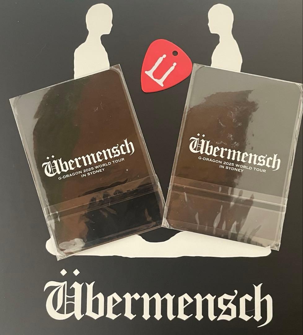 GD g-dragon シドニー vip入場特典 トレカ 2枚＆ピックセット