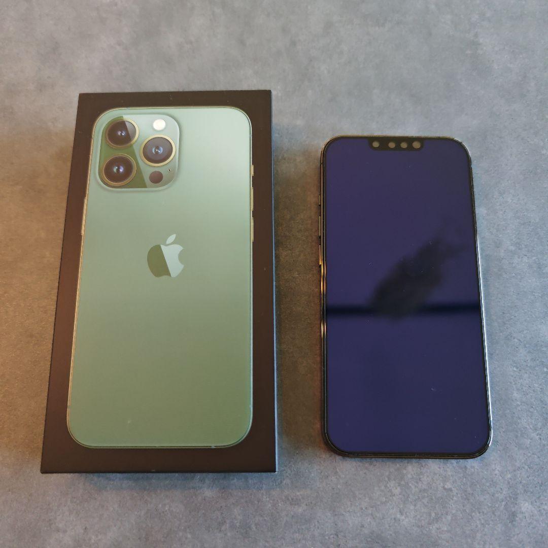 iPhone 13 Pro グリーン 256GB 本体 ケースフィルム付