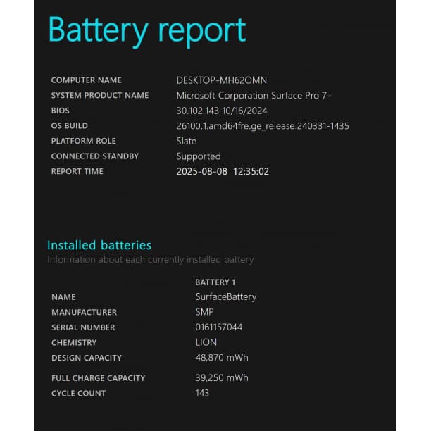 バッテリ◎ Surface Pro 7+ i5-11 SSD256GB 2in1