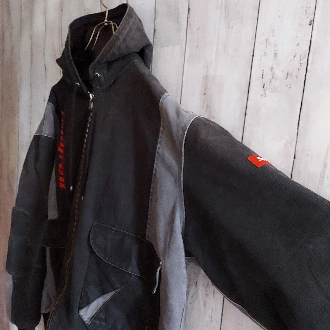 【Snap-on】スナップオン アクティブジャケット 刺繍 ダック地 XL 灰