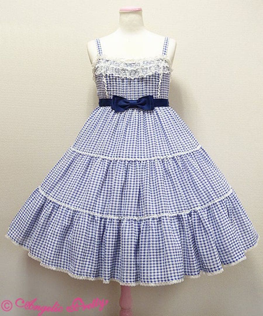 Angelic Pretty ホイップギンガムジャンパースカート