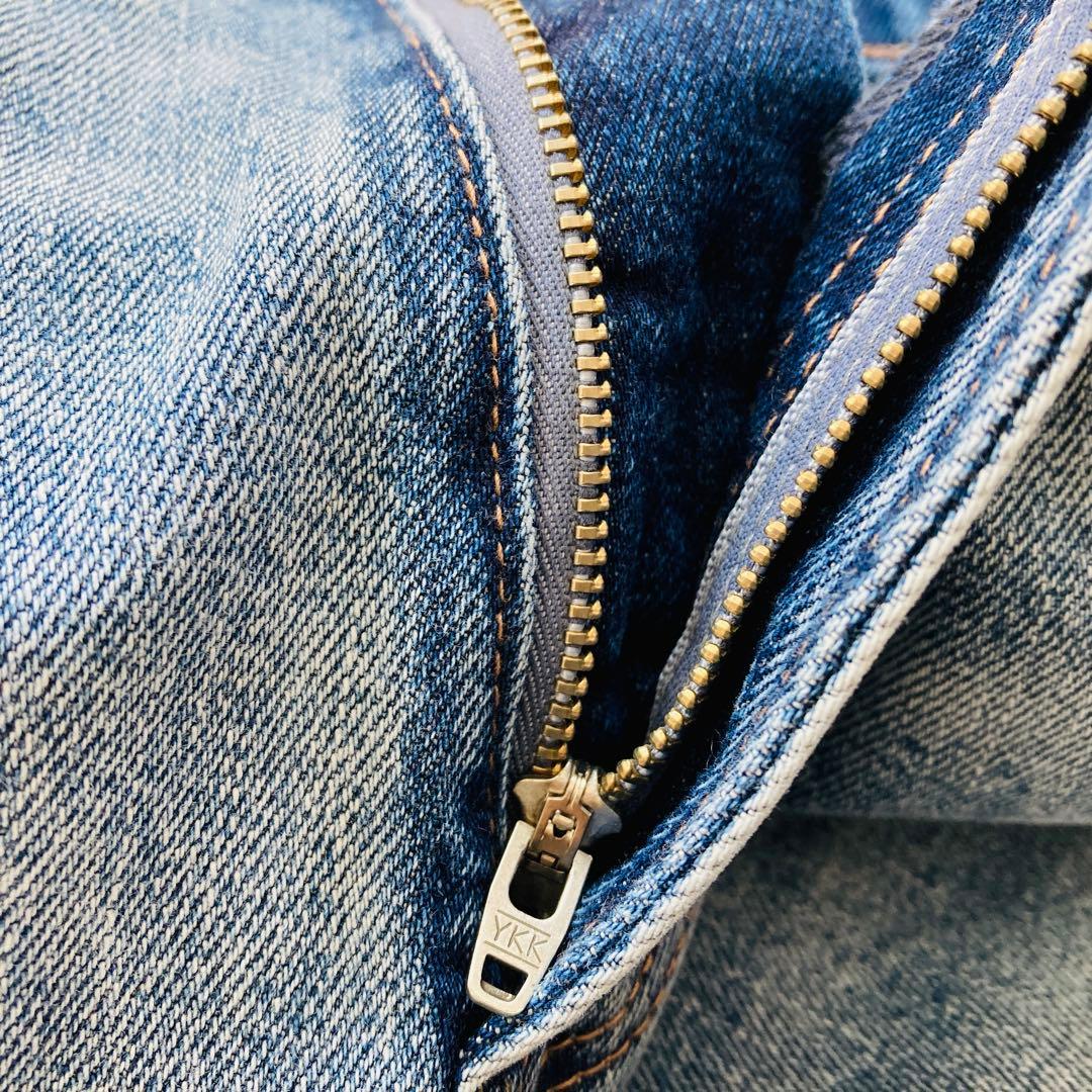 【未使用品】anuans アニュアンス ワイドレッグデニム ライトブルー 2