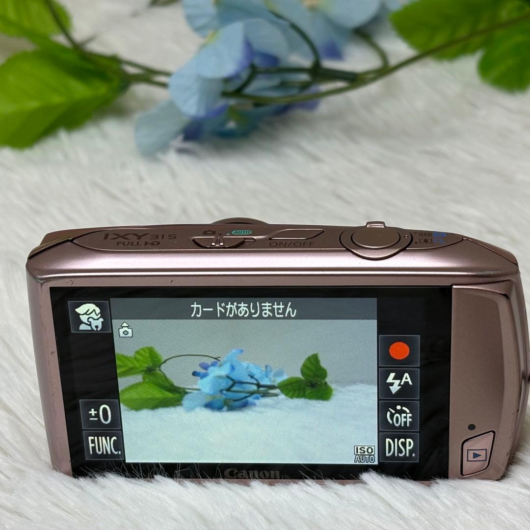 Canon　IXY 31S PC1584 充電器　ピンク コンデジ　動作品