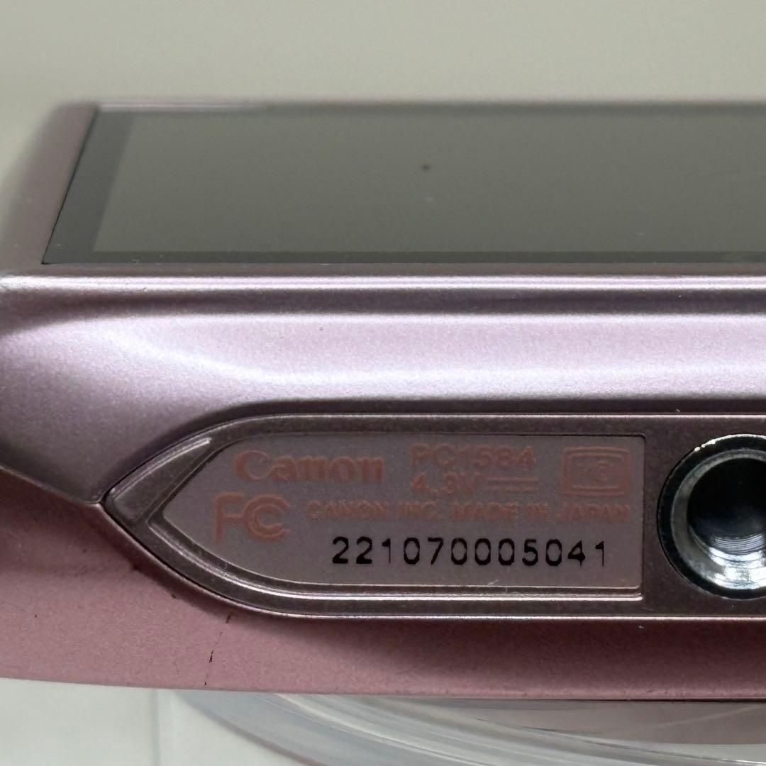 Canon　IXY 31S PC1584 充電器　ピンク コンデジ　動作品