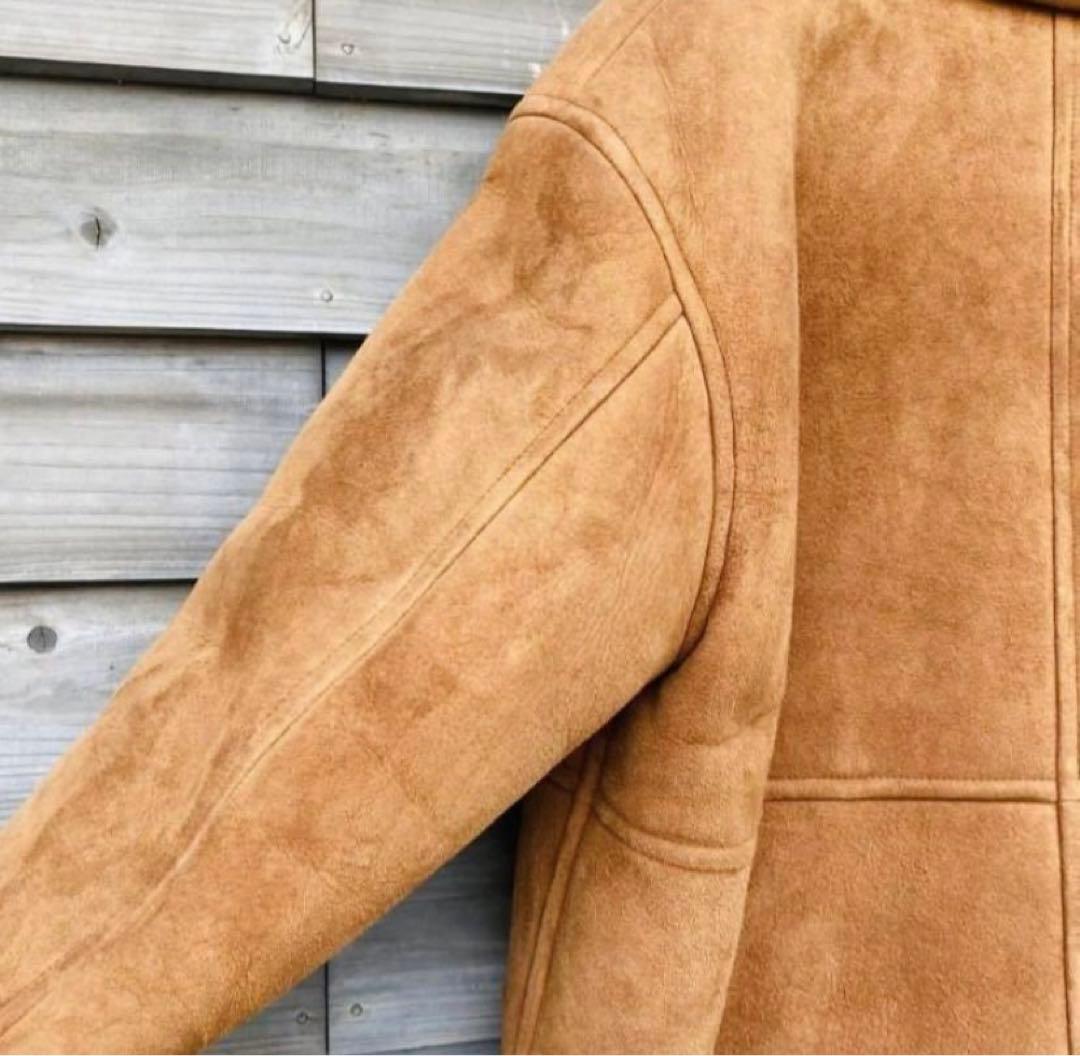 メルローズ　ムートンジャケット 羊革 裏地ボア