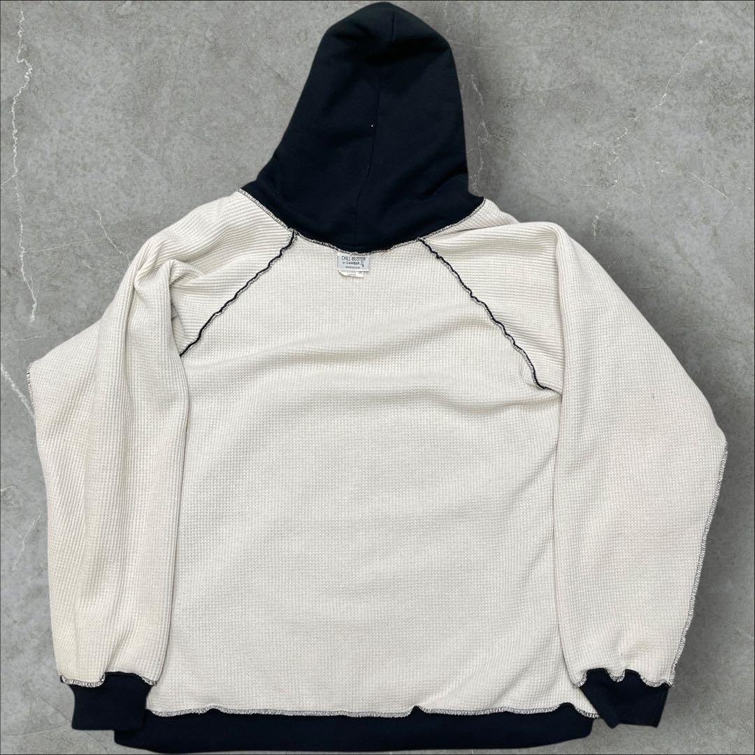 CAMBER キャンバー 裏サーマル パーカー フェード 短丈 ボックス型