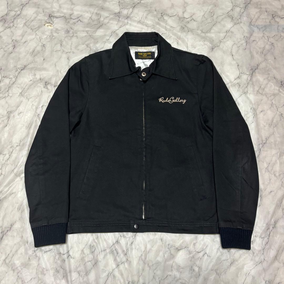 RUDE GALLERY ドリズラージャケット ワークジャケット 刺繍 ダック地