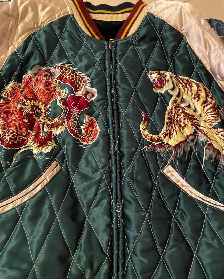 テーラー東洋　リバーシブルスカジャン　サイズL 東洋　虎