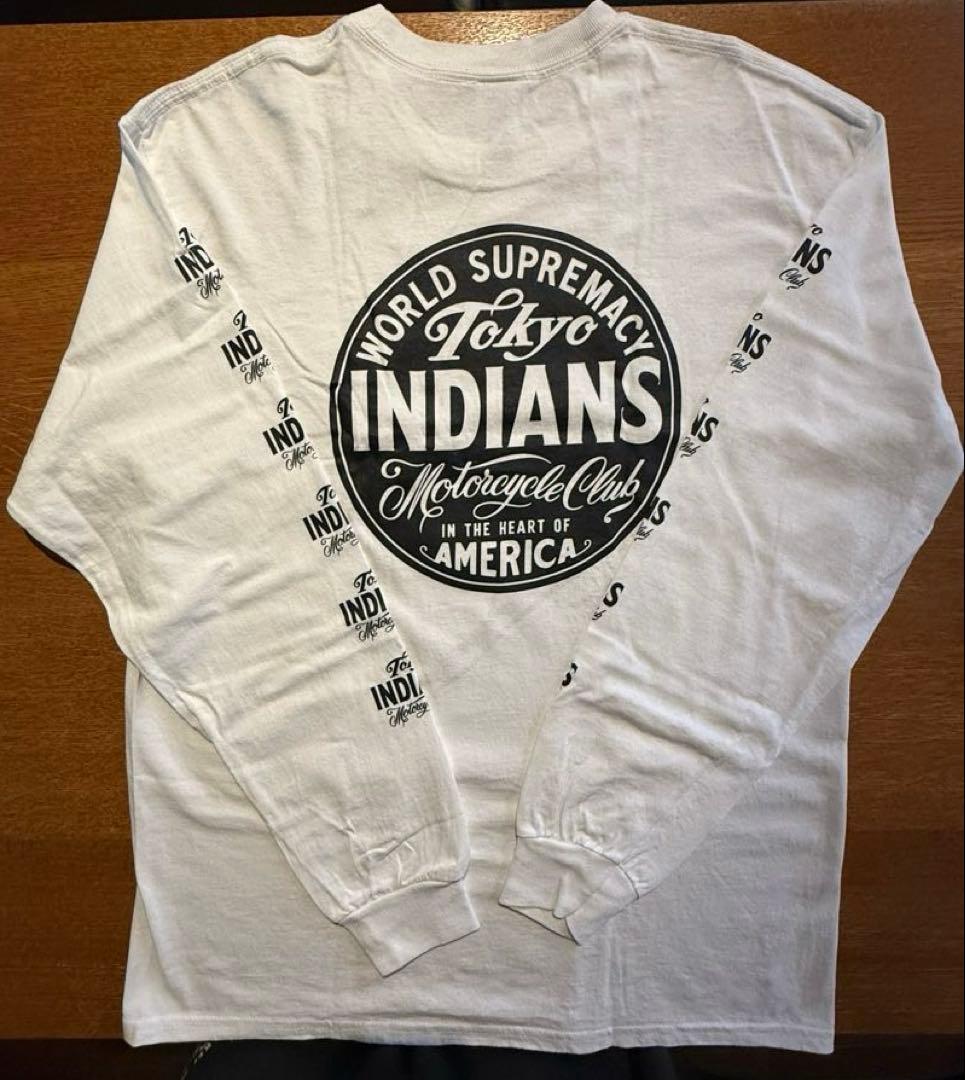 Tokyo Indians ポケットロングスリーブシャツ ホワイト/ L