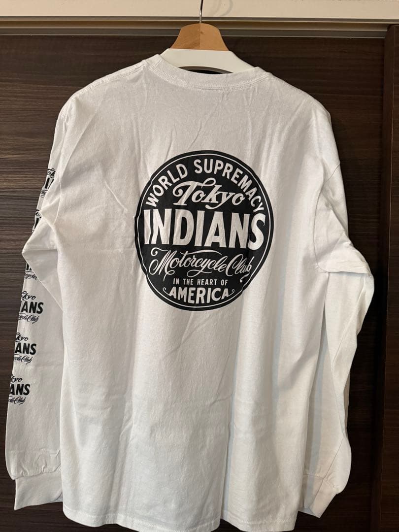 Tokyo Indians ポケットロングスリーブシャツ ホワイト/ L