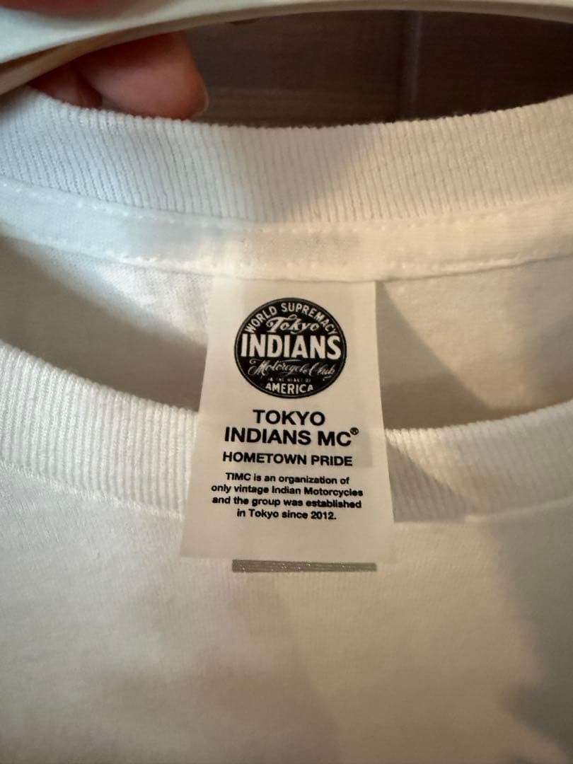 Tokyo Indians ポケットロングスリーブシャツ ホワイト/ L