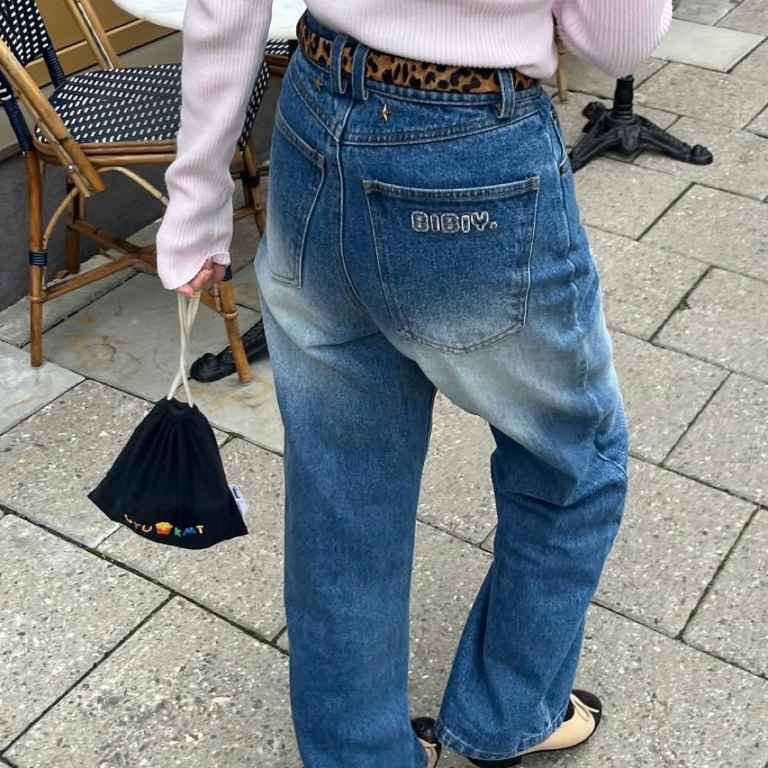 B BIBIY. DAILY DENIM Sサイズ BLUE