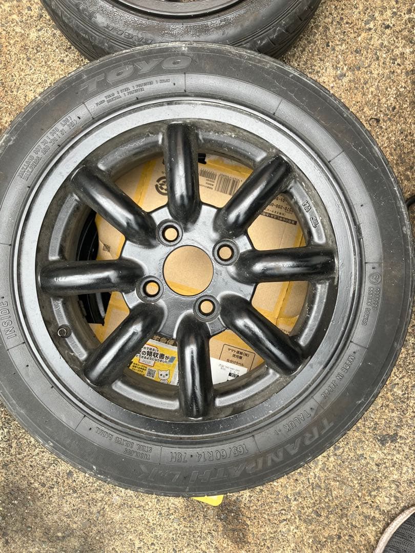 夜叉ワタナベ風タイヤ付きホイール。①