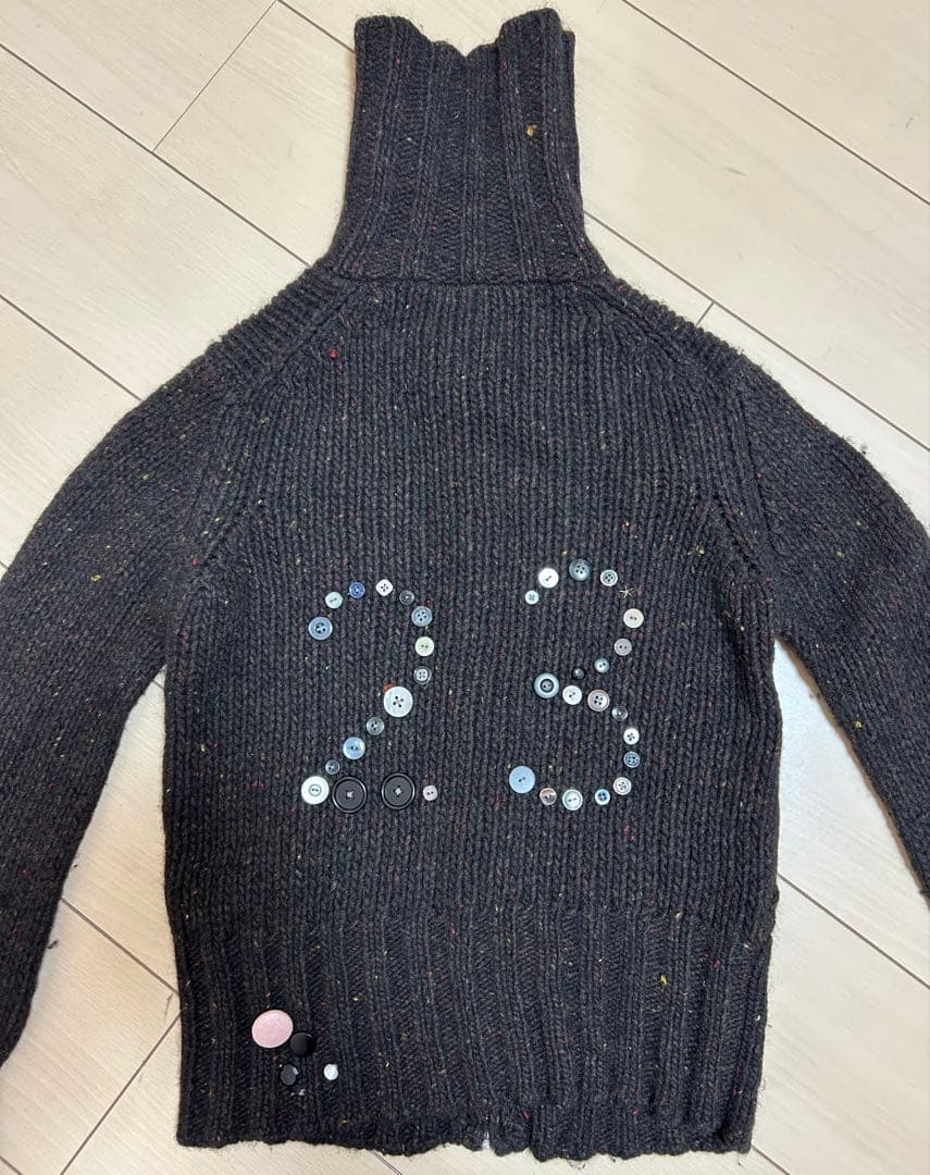 トップス yaekim 21 frost moon zip-up knit