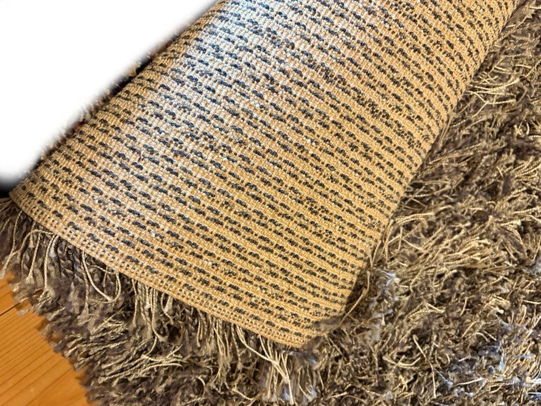 シャギーラグ 200×300 グレー 絨毯 9万円で購入 マンハッタン