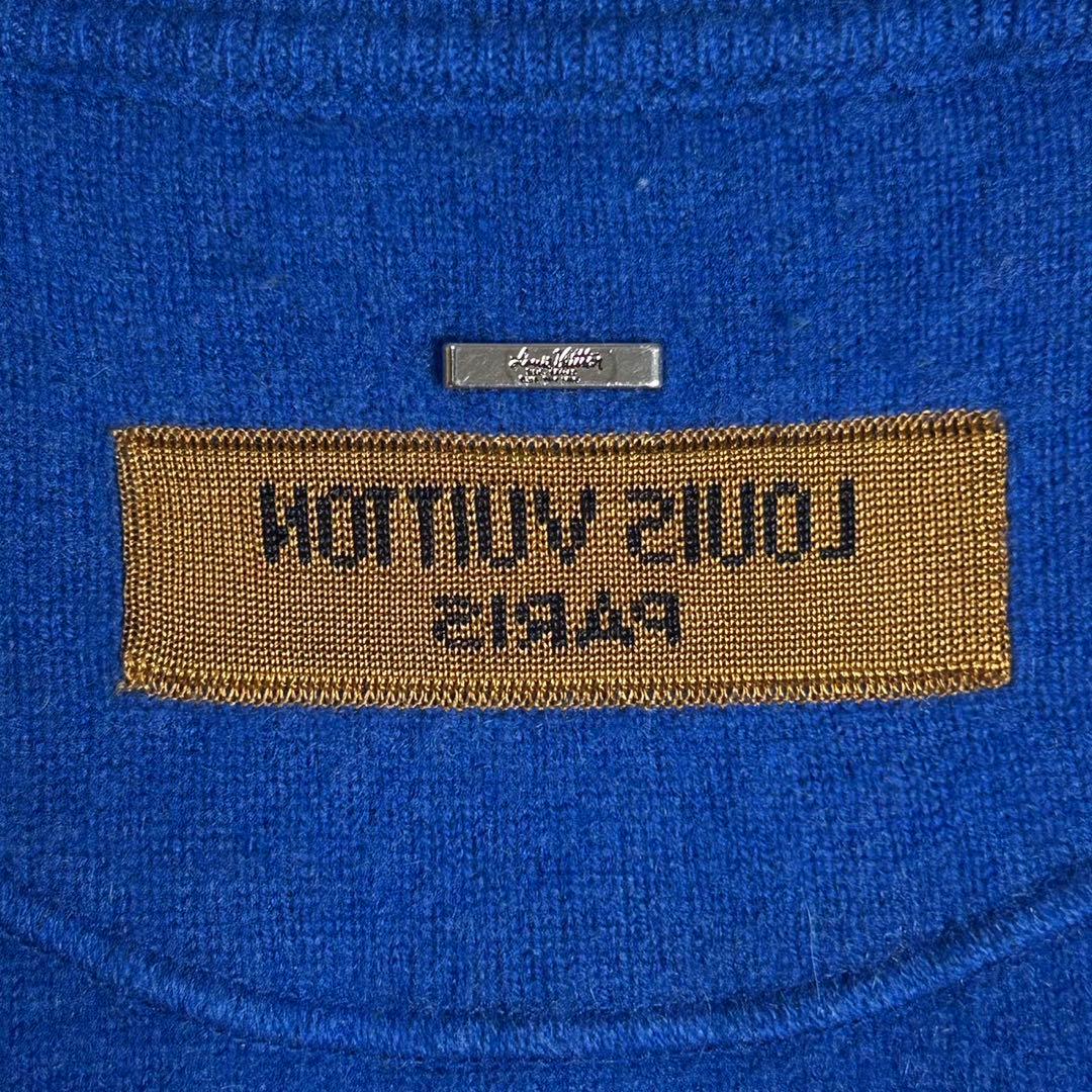 5957【人気デザイン・美品】ルイヴィトン‪☆インサイドアウトロゴ入りニット