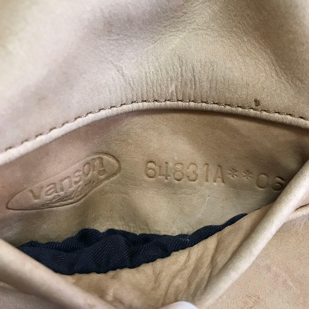 VANSON Leathers スウェードレザーベスト USA 製 タンカラー