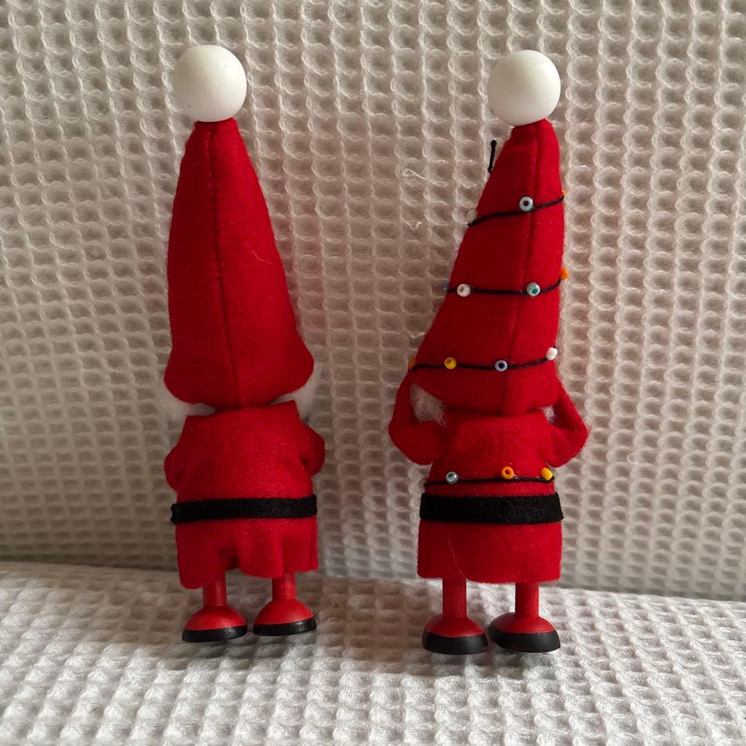 ノルディカニッセ　サンタクロース フィギュア 2体セット