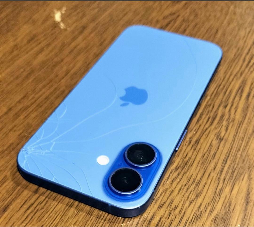 iPhone16 128GB本体 バッテリー100%ウルトラマリン SIMフリー