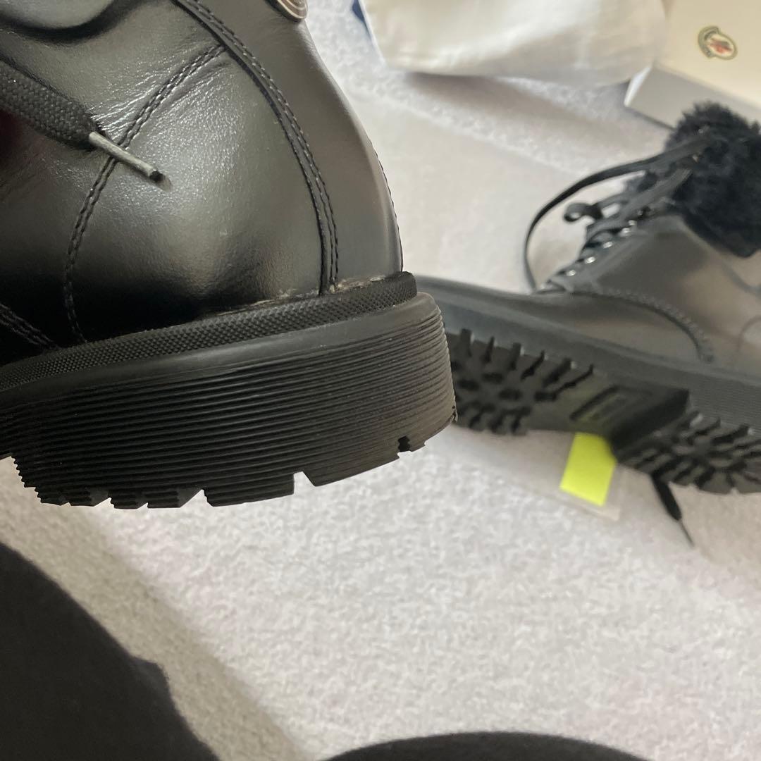 MONCLER モンクレール 23 PATTY ショートブーツ ファー　ブラック