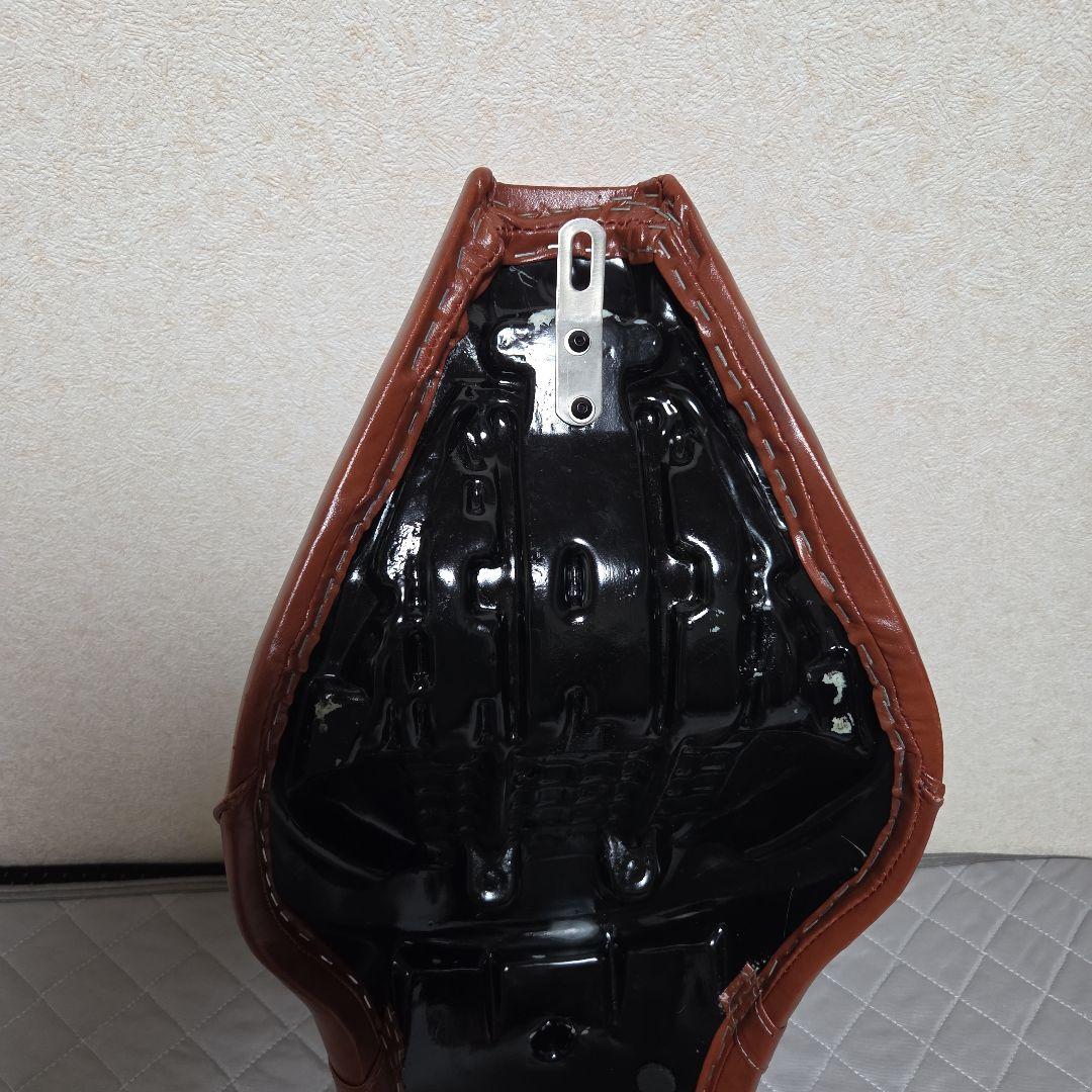 レブル250、2023年式対応 ロングシート茶色合成皮革