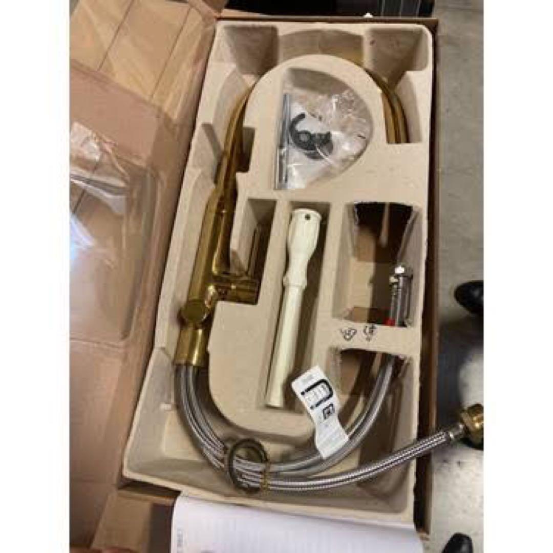 IKEA キッチン　混合水栓　ニーヴァトネット　新品未開封品　希少ゴールド　廃盤