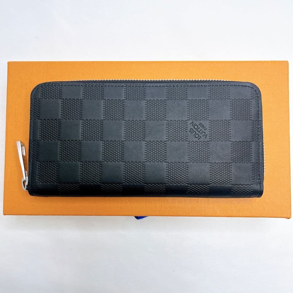 Louis Vuitton ダミエパターン 長財布 ブラック