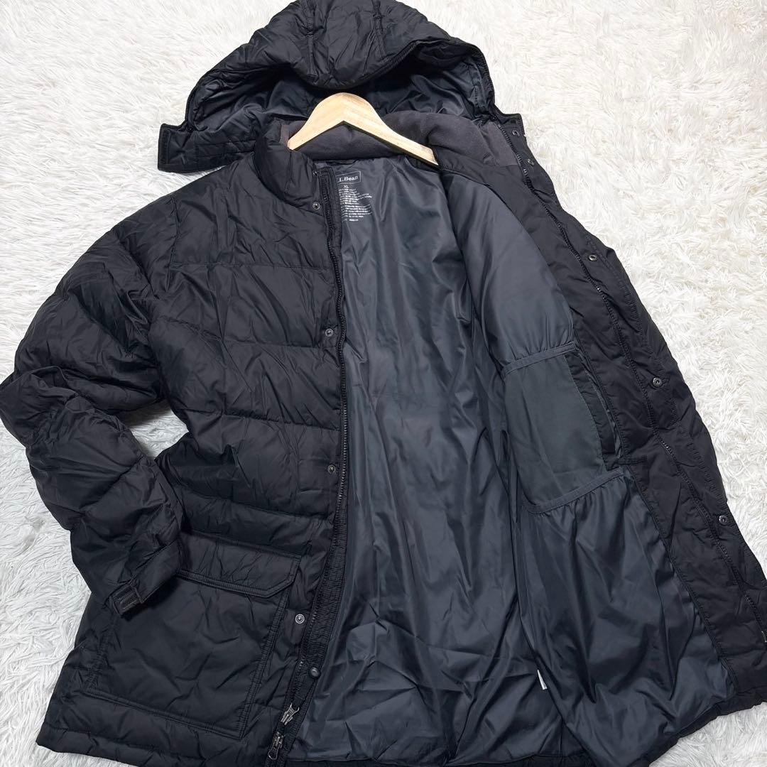 エルエルビーン LLBean ダウンジャケット XL ブラック フード