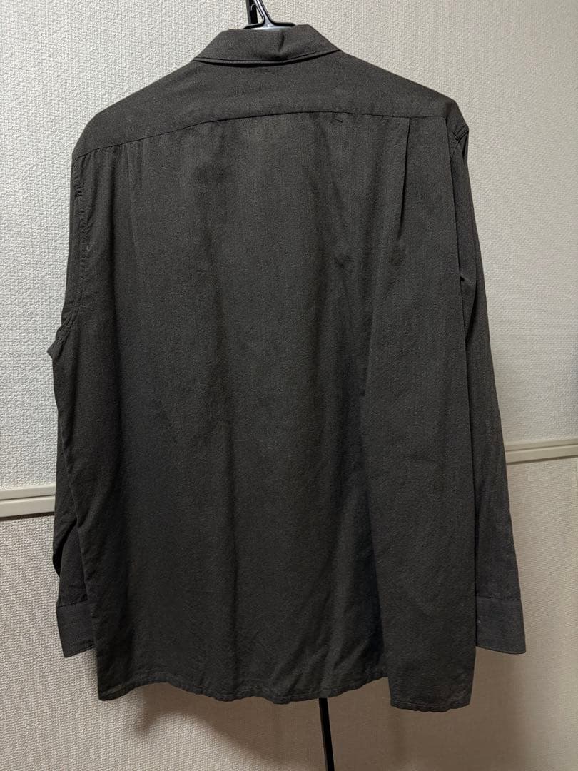 COMOLI コモリ　22SS ヨリ杢 オープンカラーシャツ　サイズ2