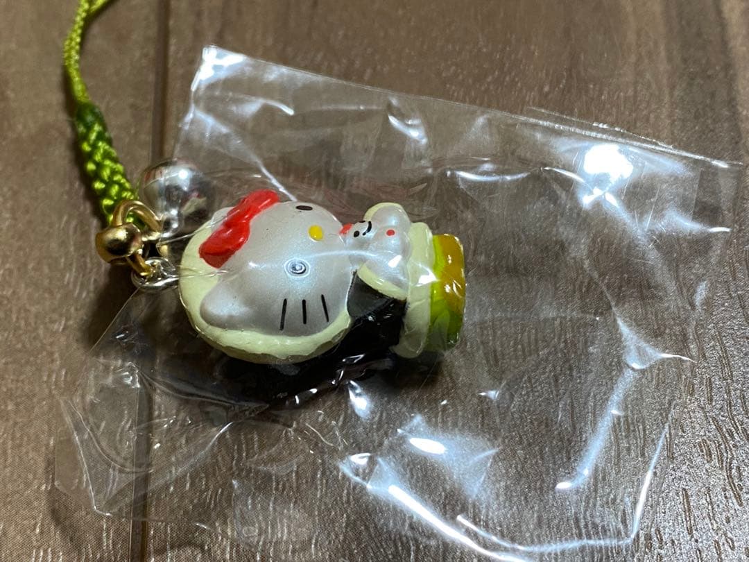 ハローキティ ストラップ 根付 GENYO 2002 雪だるま