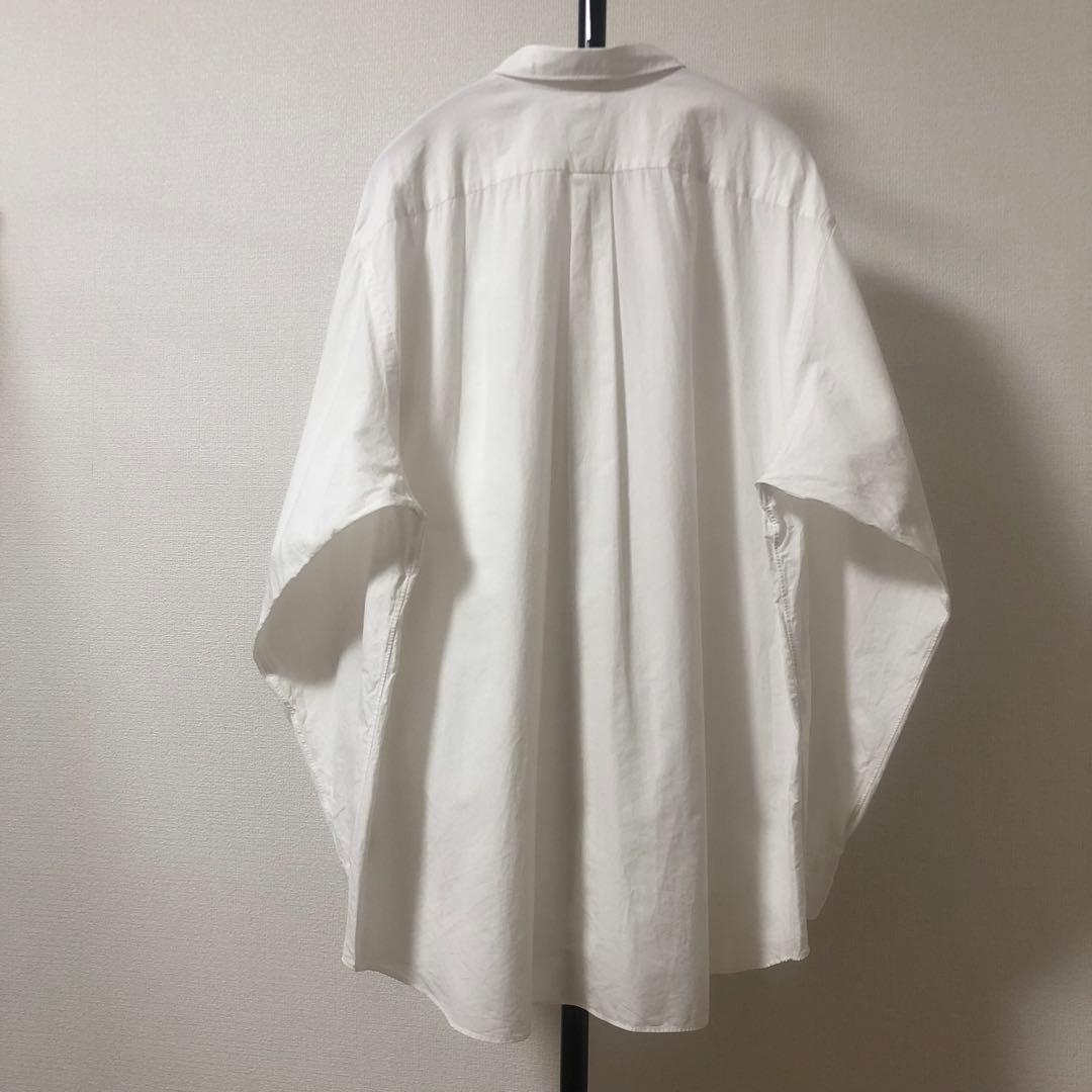 新型✨22aw 美品 サイズ3 コモリ シャツ　白　comoli